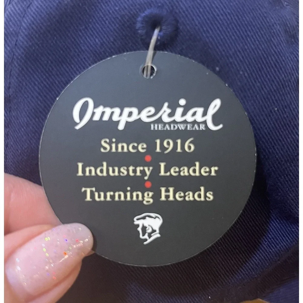 NWT Imperial Palo Alto Golf Club Hat‎ EST 1956 Navy Adjustable Pro Shop Dad Cap